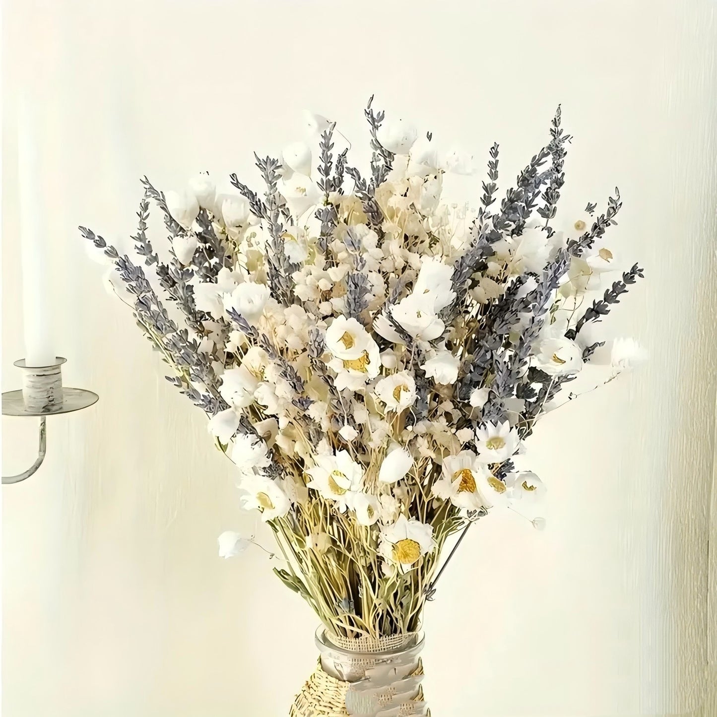 Soothera Lavanda — ramo de lavanda seca com margaridas brancas
