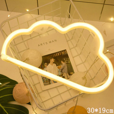 Soothera Cloud Neon — Sinal LED em Forma de Nuvem