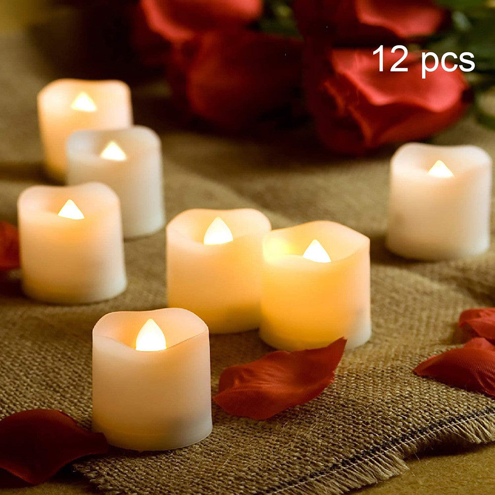 Soothera Candle Set — 12 velas LED sem chama, luz quente