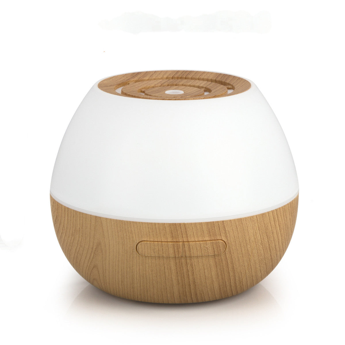 Soothera Cozy Mist — difusor cerâmico em madeira natural com domo branco