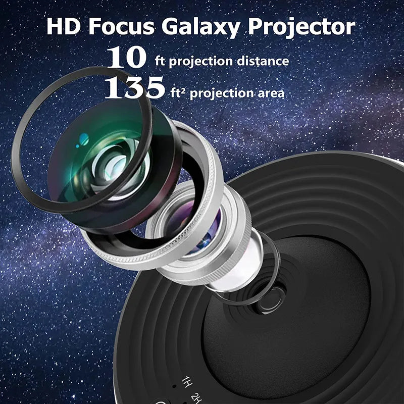 Soothera Galaxy Projector — Planetário com 12 Universos