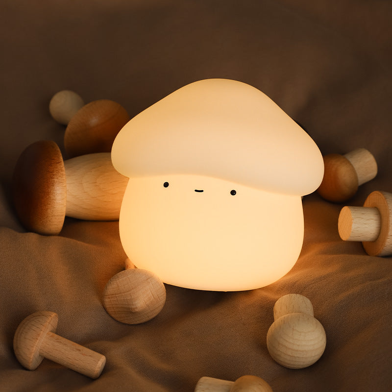 Soothera Mushroom Light — candeeiro cogumelo de silicone, luz quente